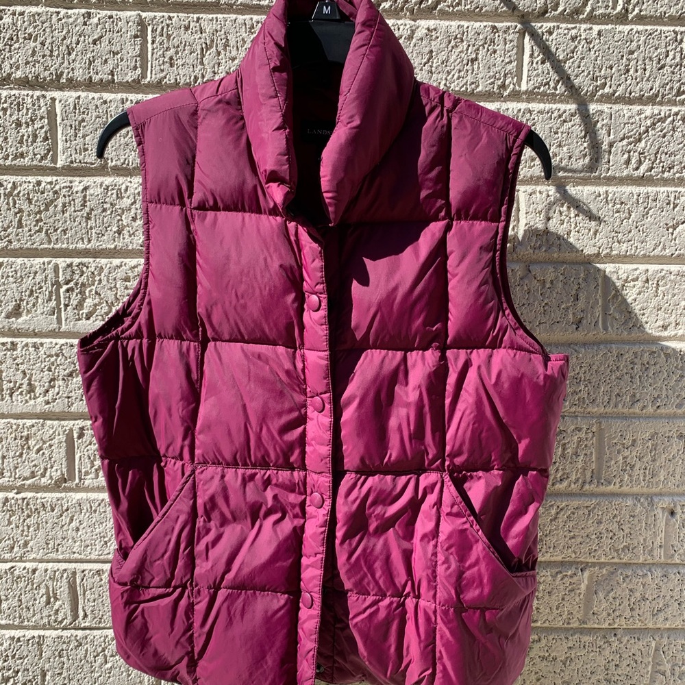 Lands End Down Vest